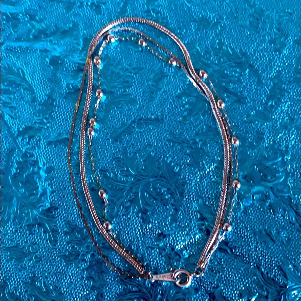 Claire’s bracelet, triple layered chain linked